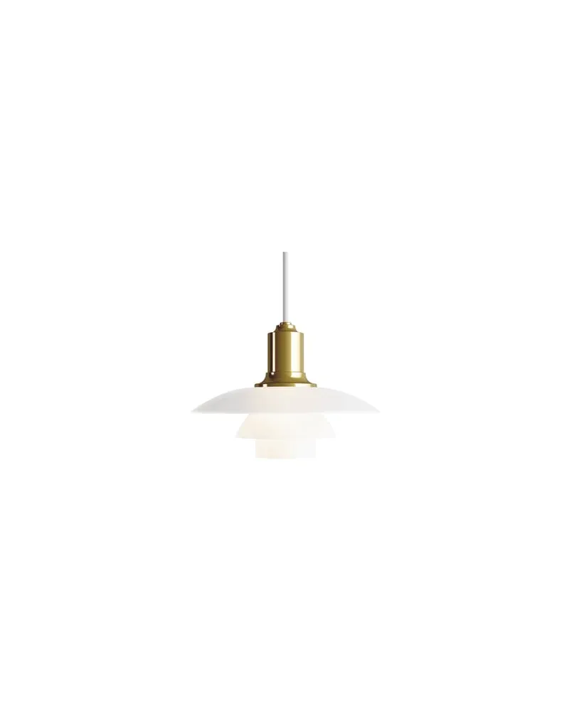 Louis Poulsen Pendelleuchte PH - Metall - mundgeblasenes Glas - Designer Poul Henningsen 