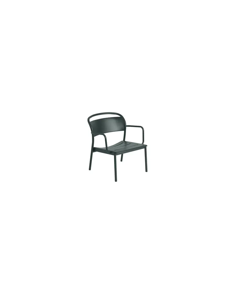Muuto Lounge Sessel Linear - Grün - Stahl - Designer Thomas Bentzen 