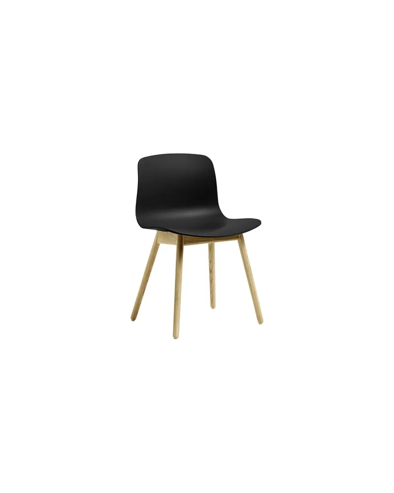 Hay Stuhl About a chair - Schwarz - Recyceltes Polypropylen - Designer Hee Welling 