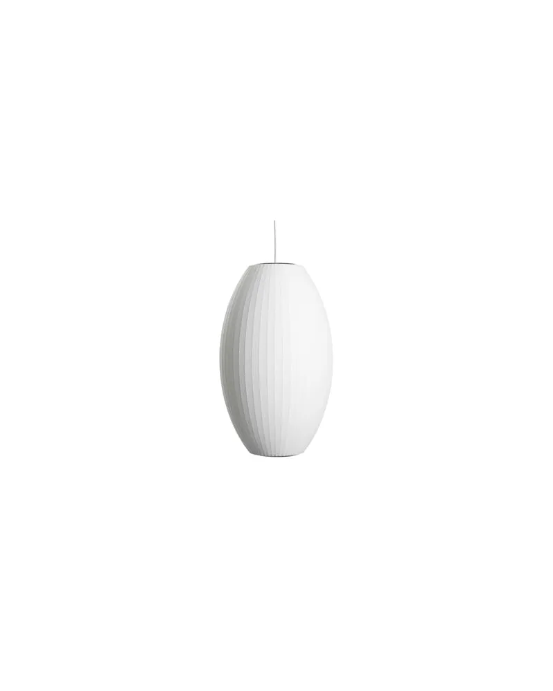 Hay Pendelleuchte Nelson - Weiß - Leinen Polymer - Designer George Nelson 