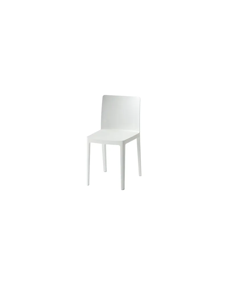 Hay Stuhl Elementaire - Weiß - Glasfaser - Designer Ronan & Erwan Bouroullec 