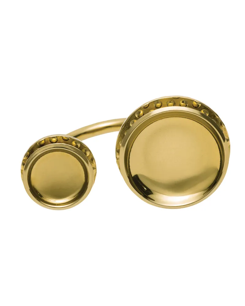 Alessi Ring Bijoux - Metall - PVD-beschichteter Stahl - Designer Elena Salmistraro Metall