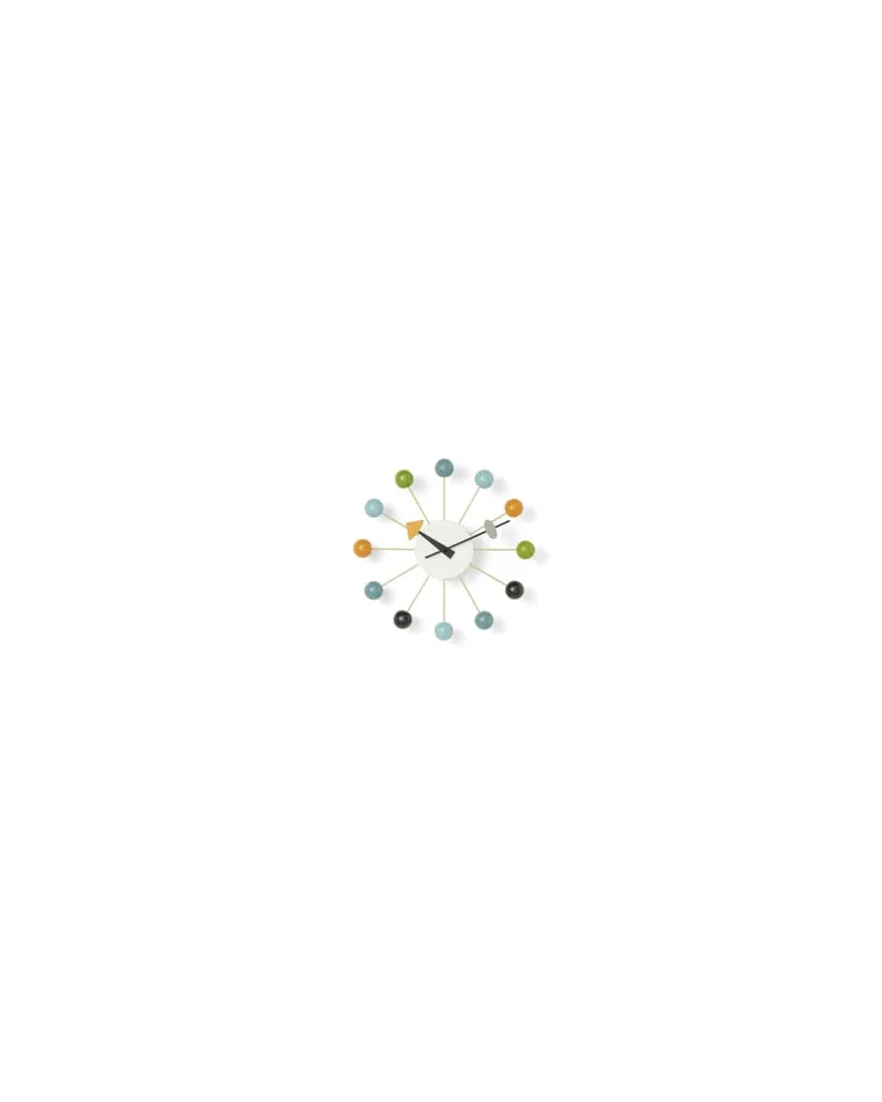 Vitra Wanduhr Nelson Clock - Bunt - bemaltes Holz - Designer George Nelson 