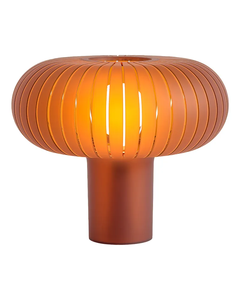 Kartell Tischleuchte Teresa - Orange - Recyceltes PMMA - Designer Ferruccio Laviani 