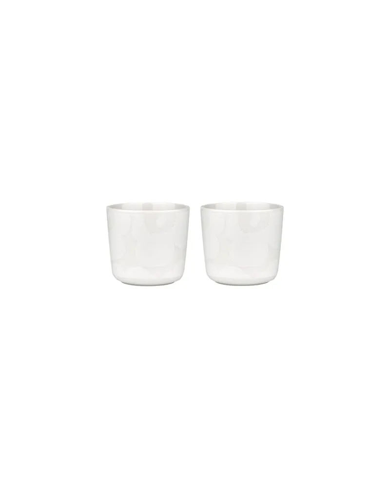 Marimekko Kaffeetasse Tasses & mugs - Weiß - Sandstein - Designer Maija Isola 