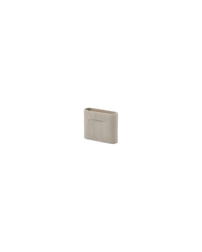 Muuto Vase Ridge - Beige - Fayence - Designer Studio Kaksikko 