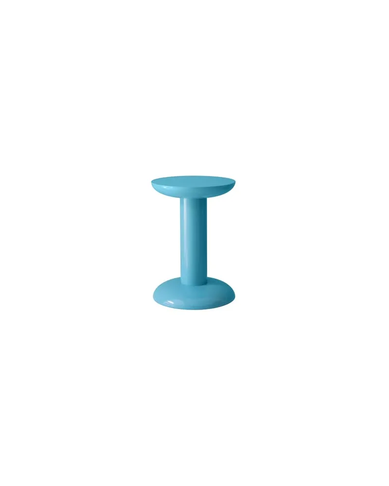 raawii Beistelltisch Thing - Blau - Recyceltes Aluminium - Designer George Sowden 