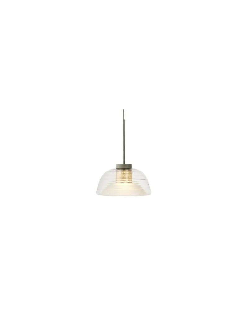 Muuto Pendelleuchte Two-Layer - Grün - mundgeblasenes Glas - Designer Thomas Bentzen 