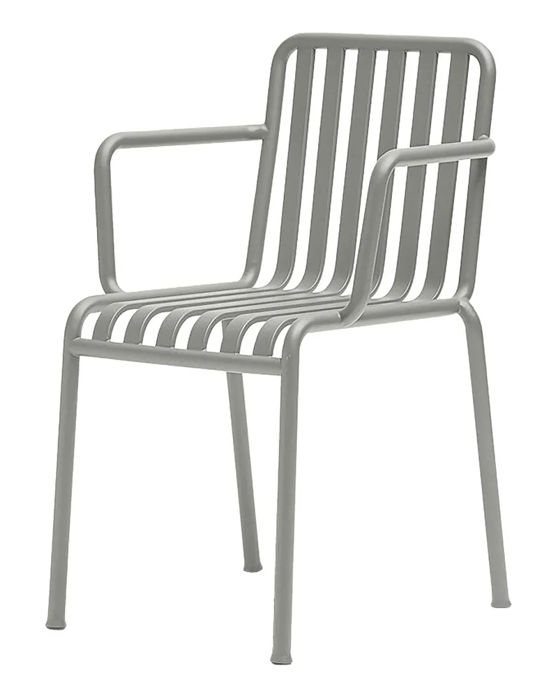 Hay Stapelbarer Sessel Palissade - Grün - Epoxid-lackierter Stahl - Designer Ronan & Erwan Bouroullec 