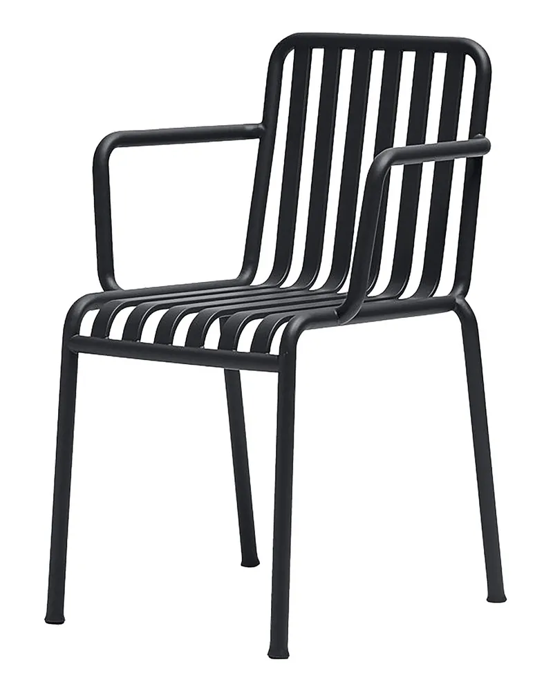 Hay Stapelbarer Sessel Palissade - Grün - Epoxid-lackierter Stahl - Designer Ronan & Erwan Bouroullec 