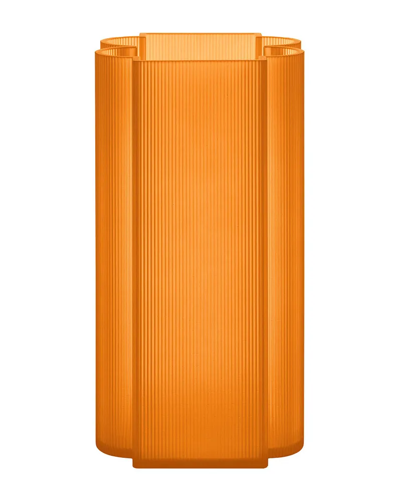 Kartell Vase Okra - Orange - Recyceltes PMMA - Designer Patricia Urquiola 