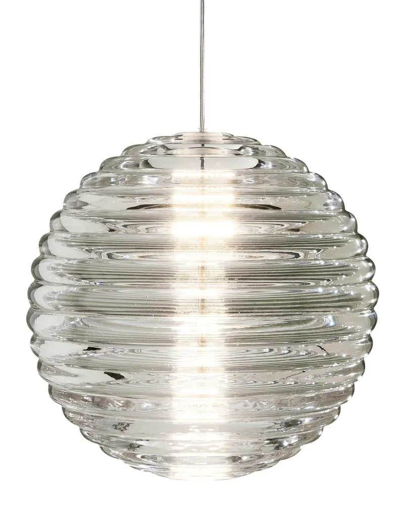 Tom Dixon Pendelleuchte Press - Weiß - Pressglas - Designer Tom Dixon 