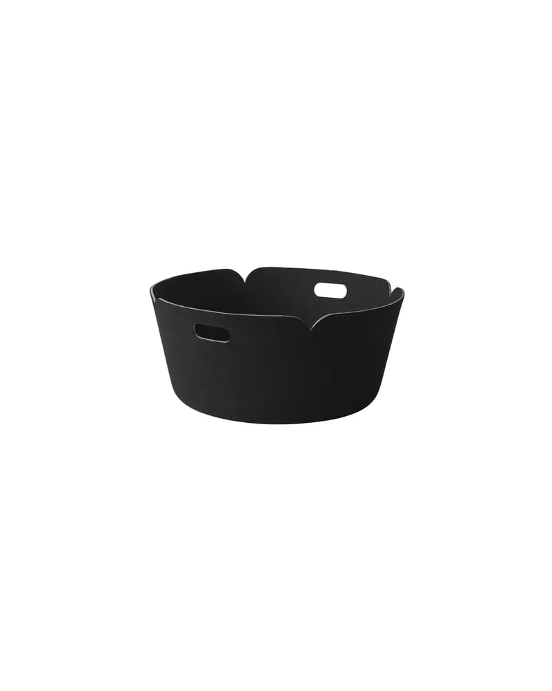 Muuto Korb Restore - Schwarz - Filz, recycelt - Designer Mika Tolvanen 