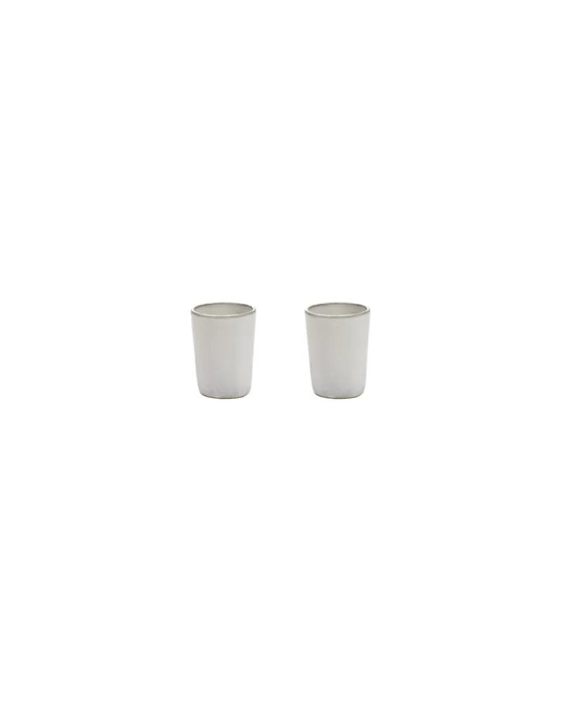 Serax Espressotasse La Mère - Weiß - Sandstein - Designer Marie Michielssen 