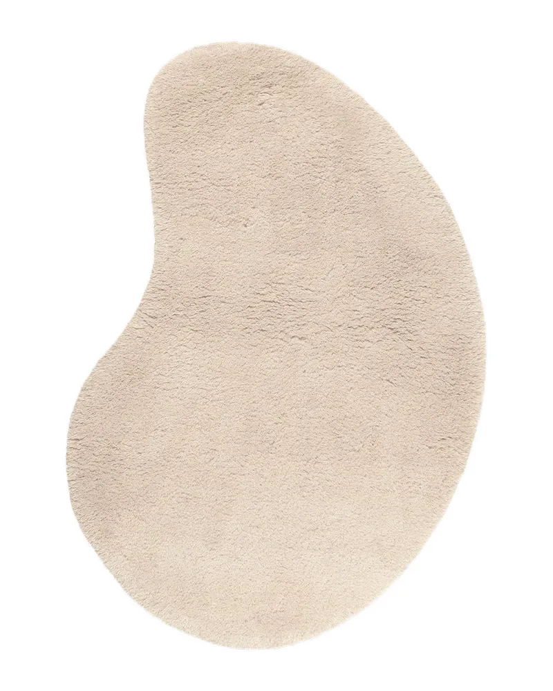 ferm LIVING Teppich Forma - Beige - Wolle aus Neuseeland 