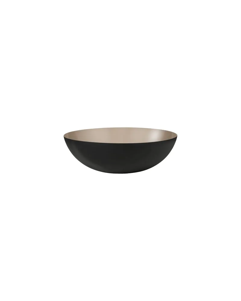 Normann Copenhagen Salatschüssel Krenit - Beige - Stahl - Designer Herbert Krenchel 