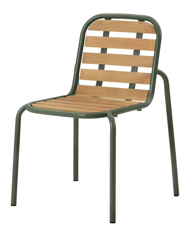 Normann Copenhagen Stapelbarer Stuhl Vig - Holz natur - Geöltes Robinienholz - Designer Simon Legald 