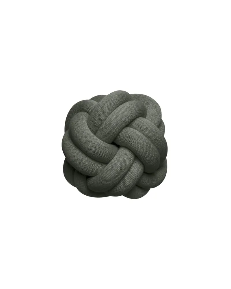 Design House Stockholm Kissen Knot - Grün - Polyacryl - Designer Ragnheiður Osp Sigurðardóttir 