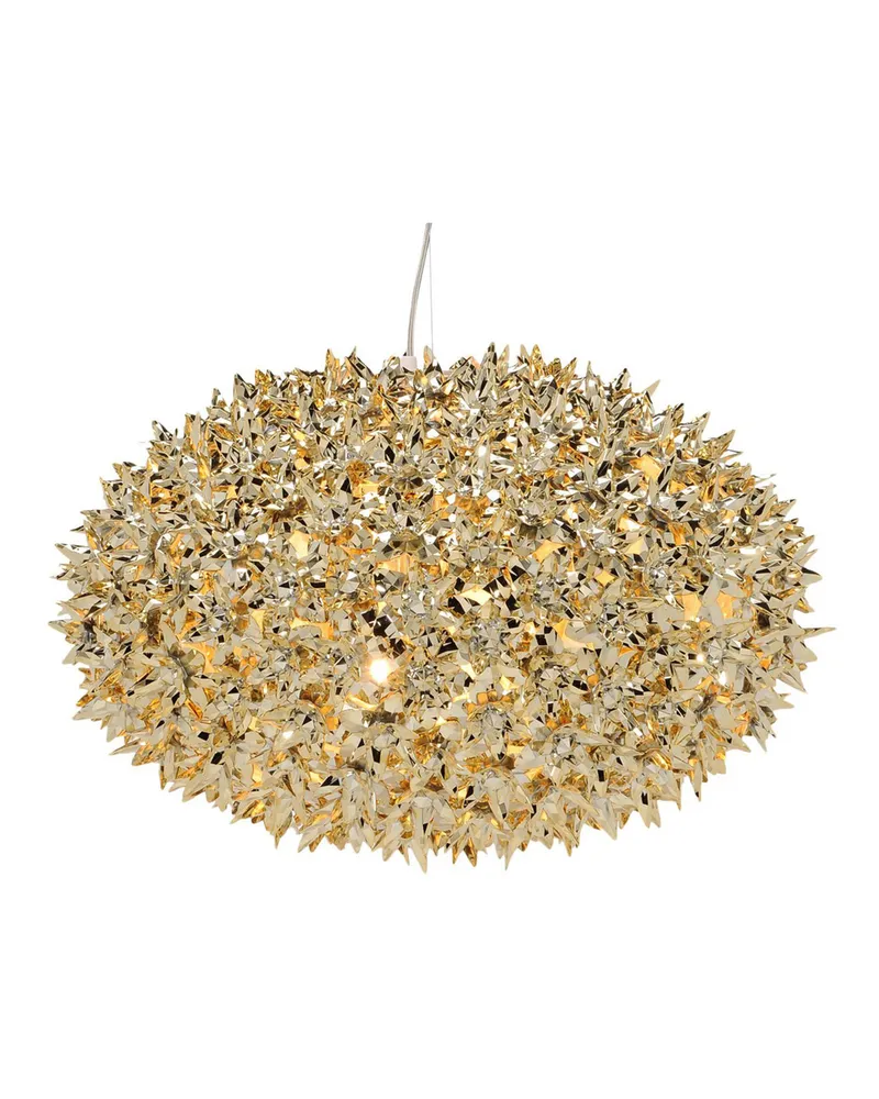 Kartell Pendelleuchte Bloom - Gold - Thermoplastisches Polykarbonat - Designer Ferruccio Laviani 