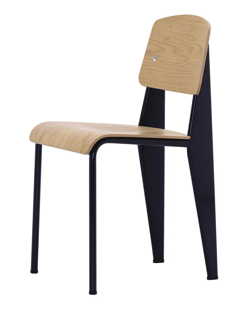 Vitra Stuhl Meuble Prouvé - Holz natur - Eichenformsperrholz-Furnier - Designer Jean Prouvé 