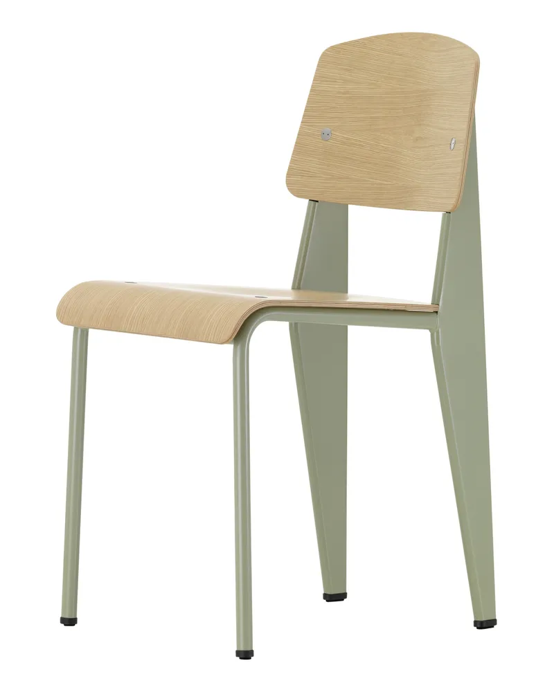 Vitra Stuhl Meuble Prouvé - Holz natur - Eichenformsperrholz-Furnier - Designer Jean Prouvé 