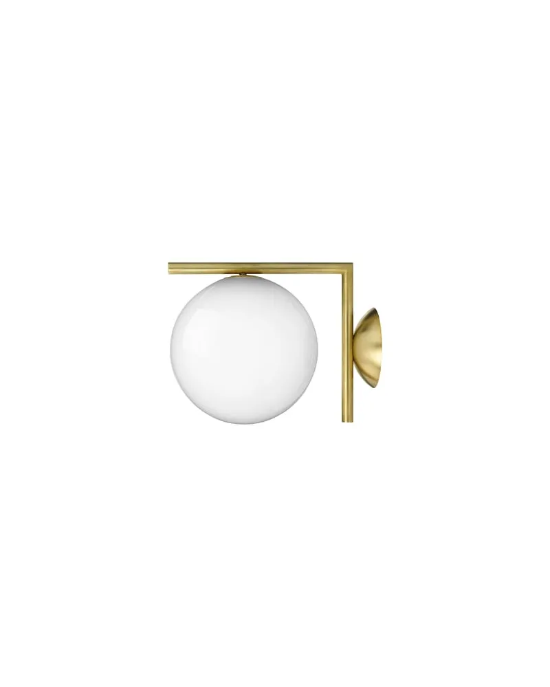 Flos Wandleuchte IC - Metall - geblasenes Glas - Designer Michael Anastassiades 