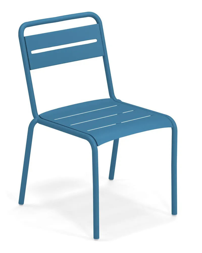 EMU Stapelbarer Stuhl Star - Beige - Aluminium 