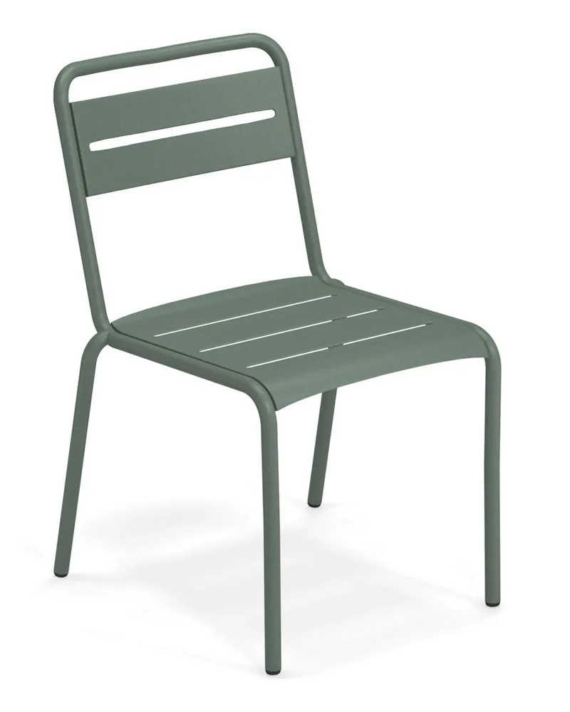 EMU Stapelbarer Stuhl Star - Beige - Aluminium 
