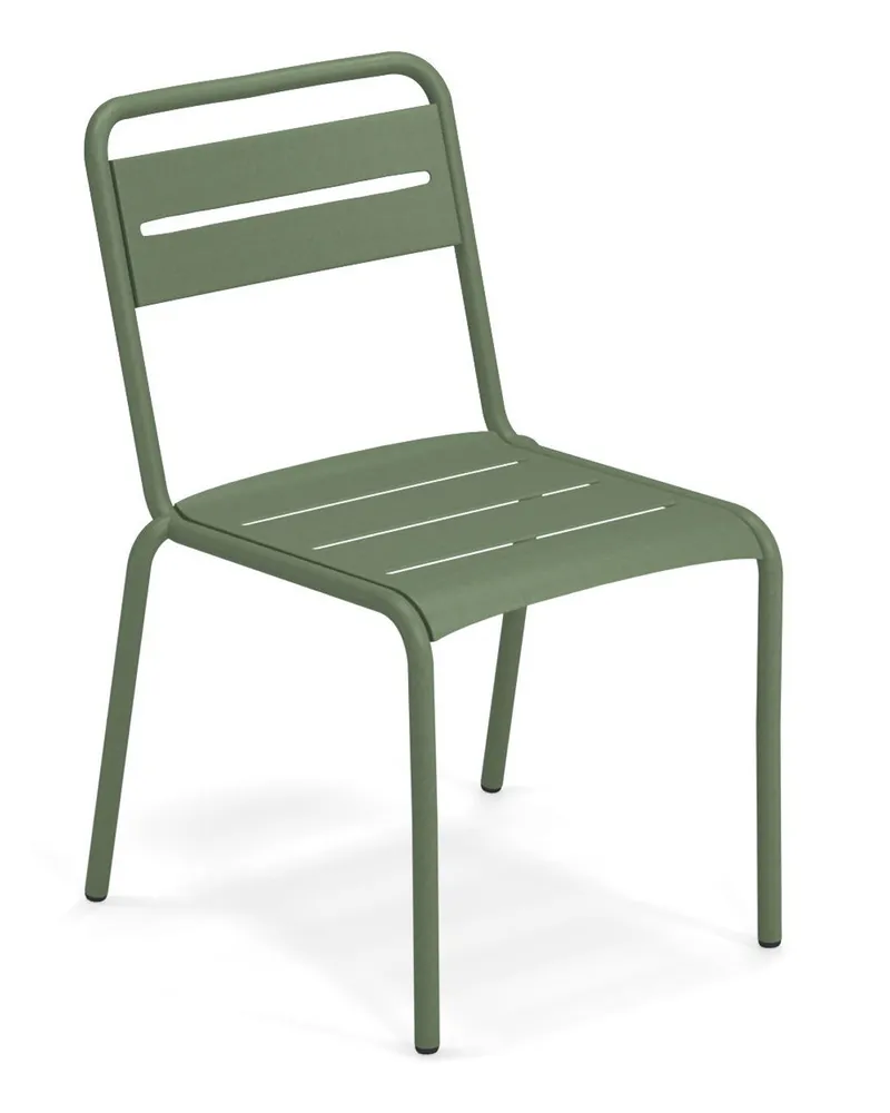 EMU Stapelbarer Stuhl Star - Beige - Aluminium 