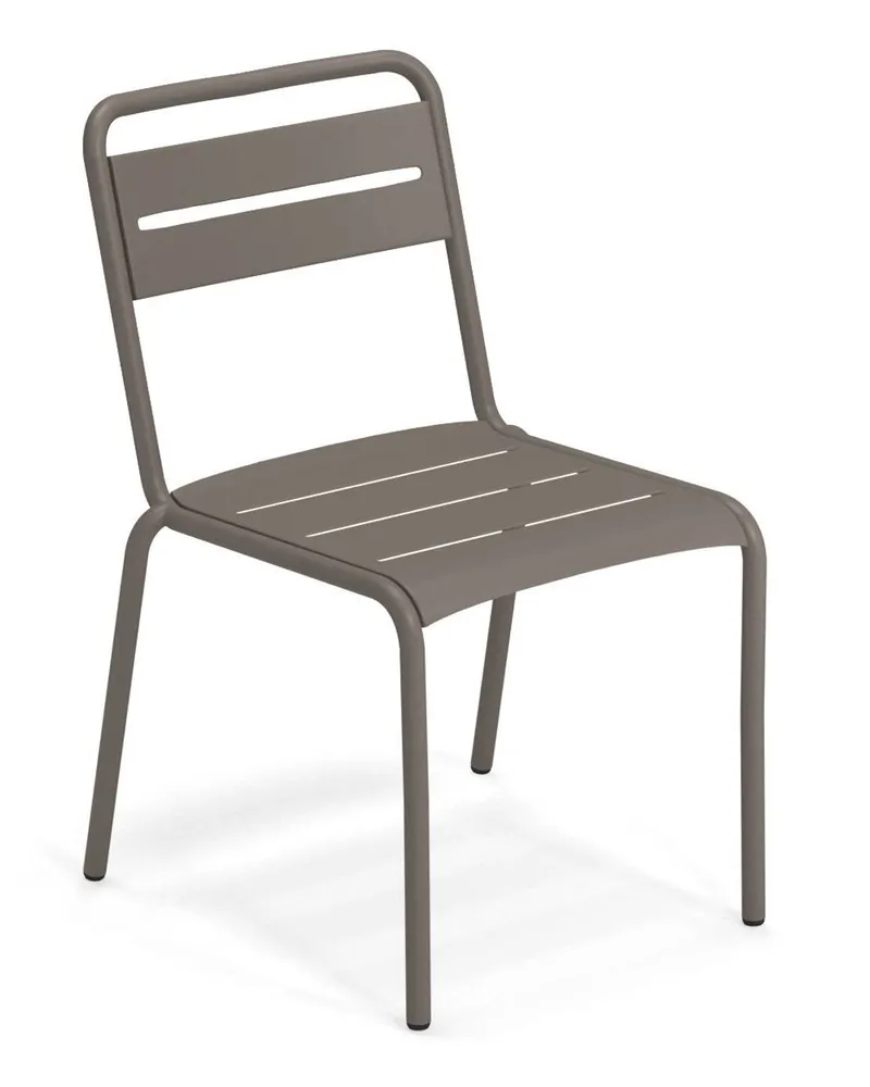 EMU Stapelbarer Stuhl Star - Beige - Aluminium 
