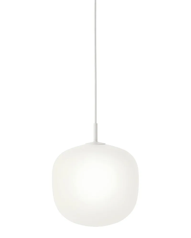 Muuto Pendelleuchte Rime - Weiß - mundgeblasenes Glas - Designer Taf Architects 