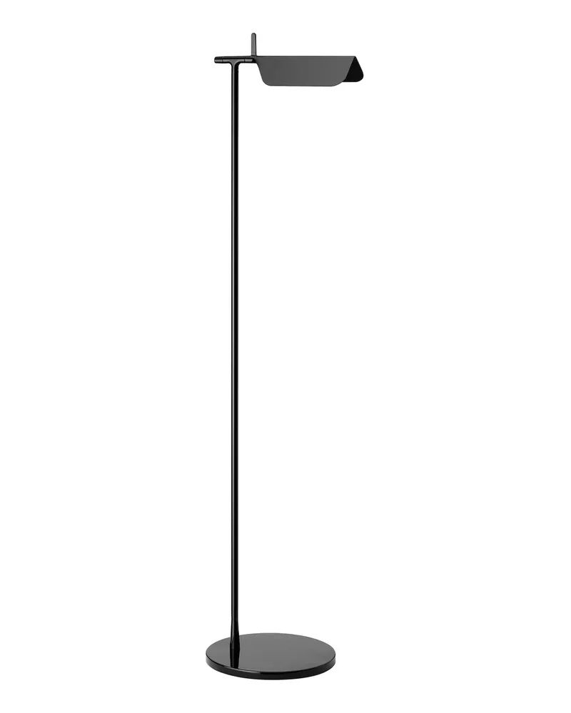 Flos Stehleuchte Tab - Schwarz - Aluminium - Designer Jay Osgerby 