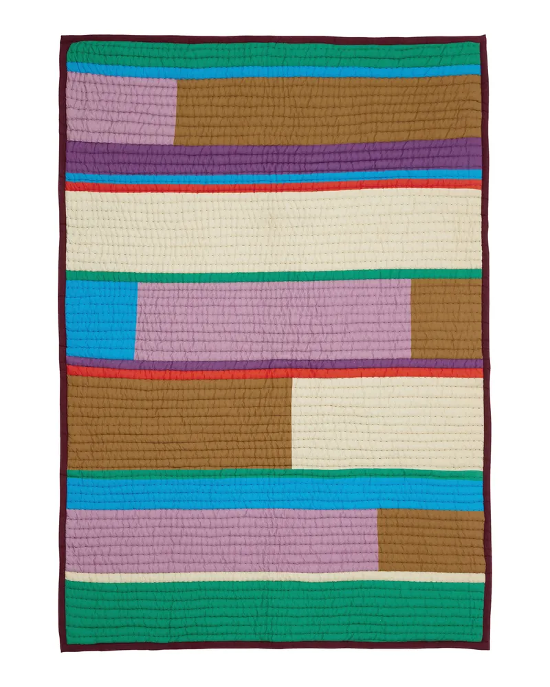 Hübsch Decke Pavilion - Bunt - Zertifizierte Baumwolle 