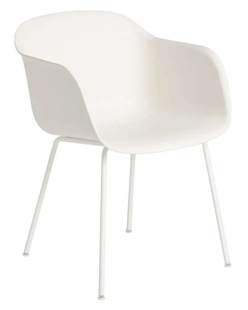 Muuto Sessel Fiber - Weiß - Recycelter Kunststoff - Designer Iskos-Berlin 
