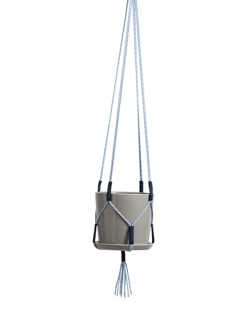 Hay Halterung für Blumentopf Phanta Plant Hanger - Blau - Recyceltes Polyester - Designer Phanta 