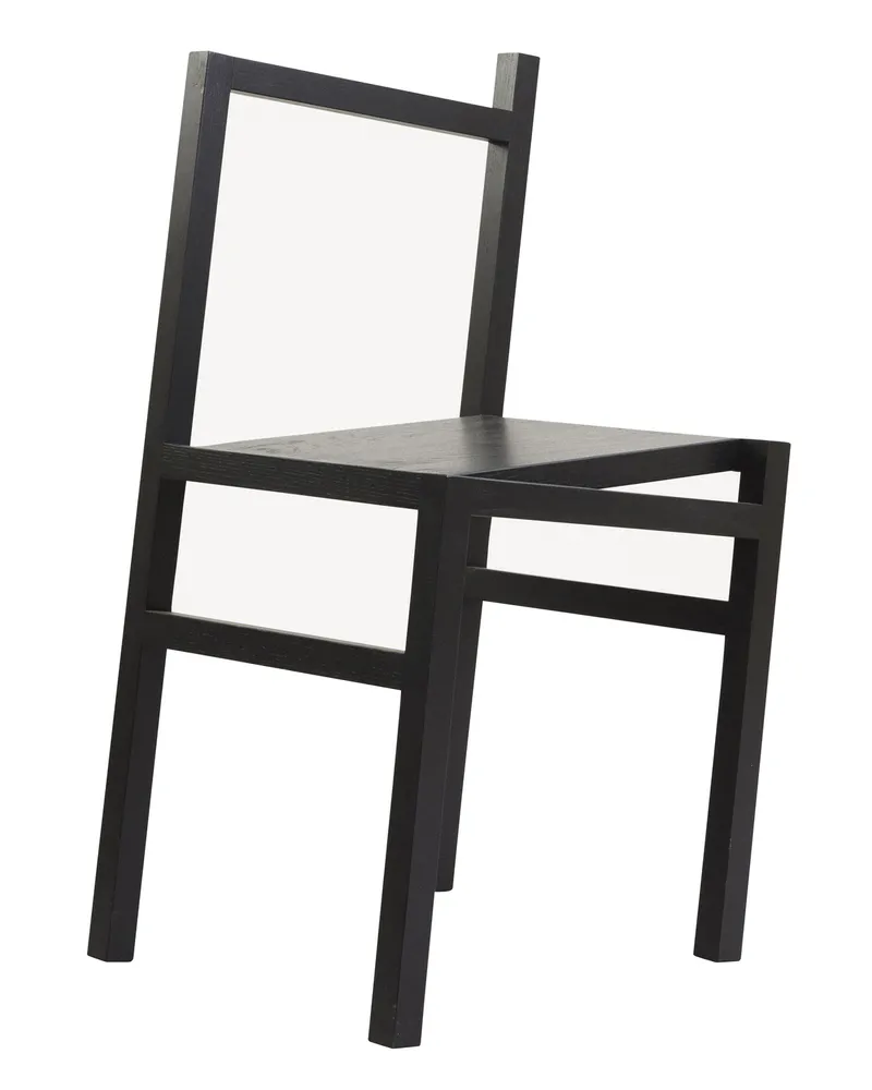 FRAMA Stuhl 9.5° - Schwarz - getönte Esche - Designer Rasmus B. Fex 