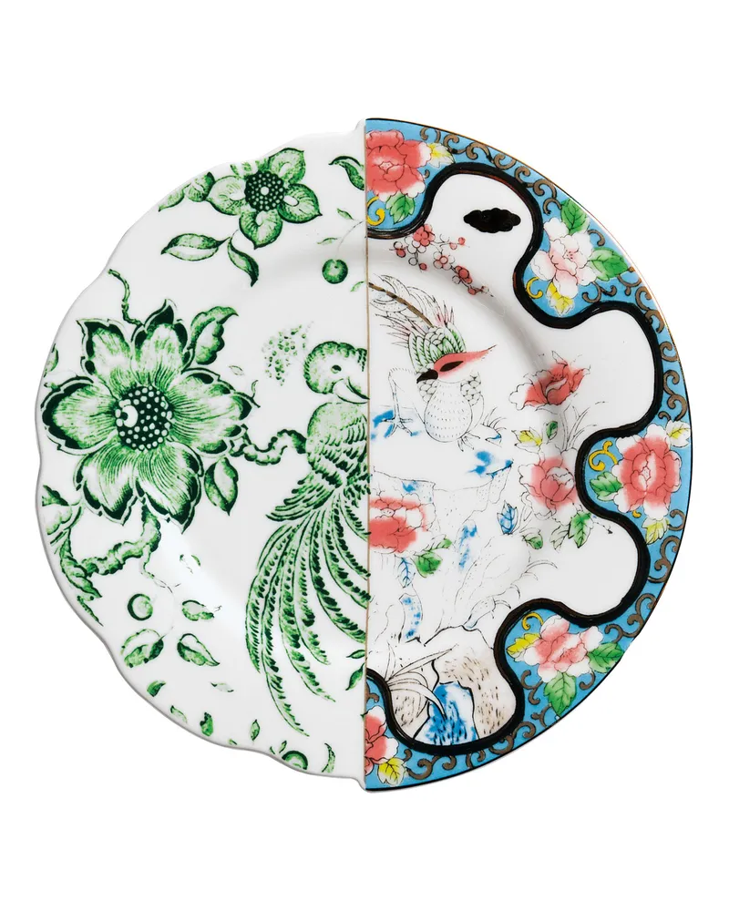 Seletti Dessertteller Hybrid - Bunt - Porzellan - Designer Studio CTRLZAK 