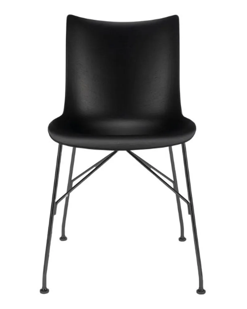 Kartell Stuhl Smart Wood - Schwarz - Designer Philippe Starck 