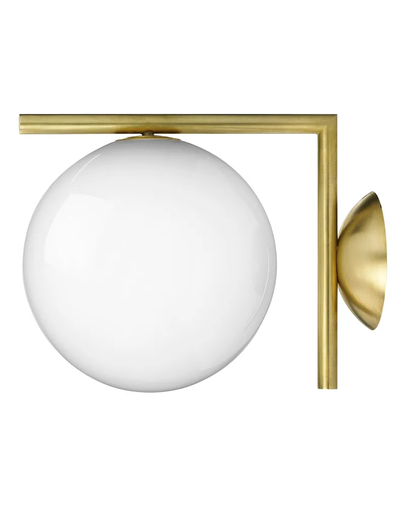 Flos Wandleuchte IC - Metall - geblasenes Glas - Designer Michael Anastassiades 