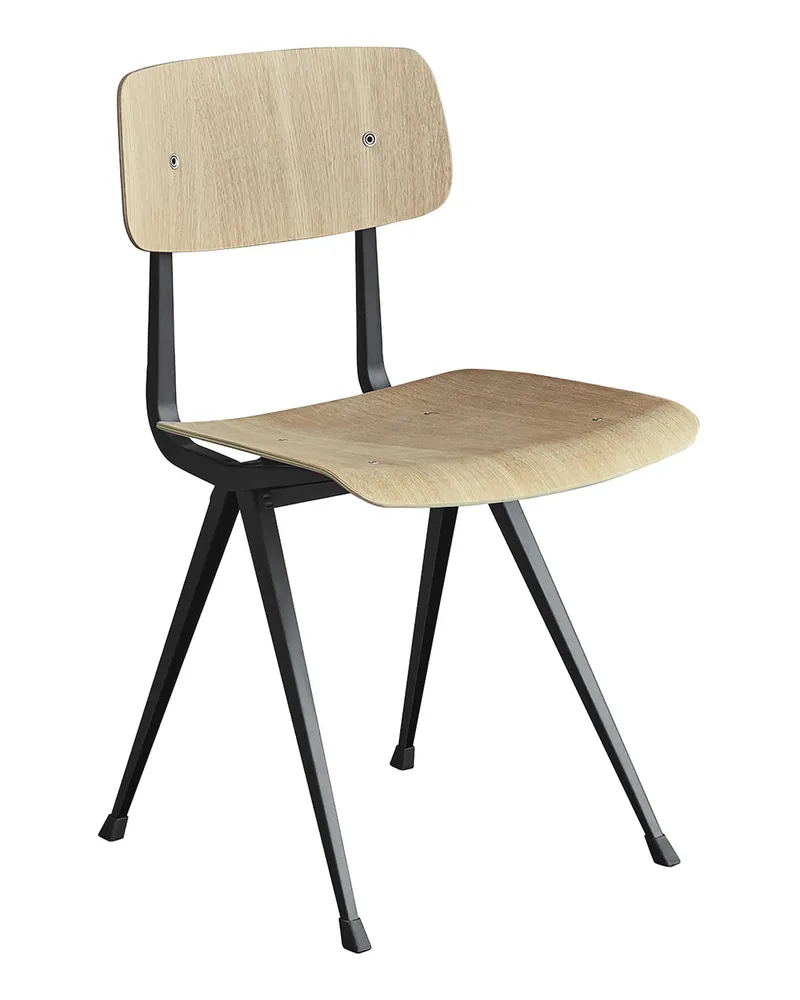 Hay Stuhl Result - Holz natur - Eichenholzfurnier - Designer Wim Rietveld 