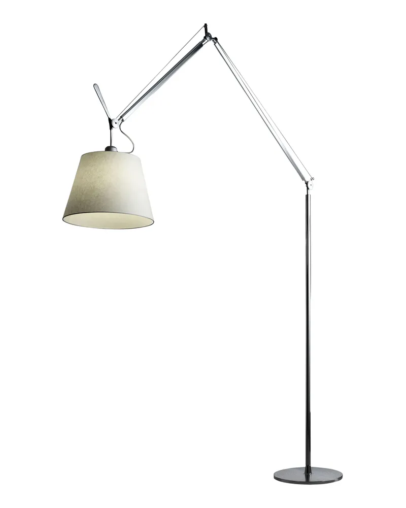 Artemide Stehleuchte Tolomeo Mega - Schwarz - bemaltes Aluminium - Designer Michele de Lucchi 