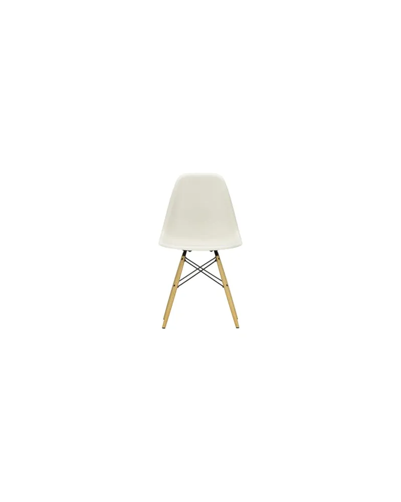 Vitra Stuhl Eames Plastic - Grau - Massivahorn - Designer Charles & Ray Eames 
