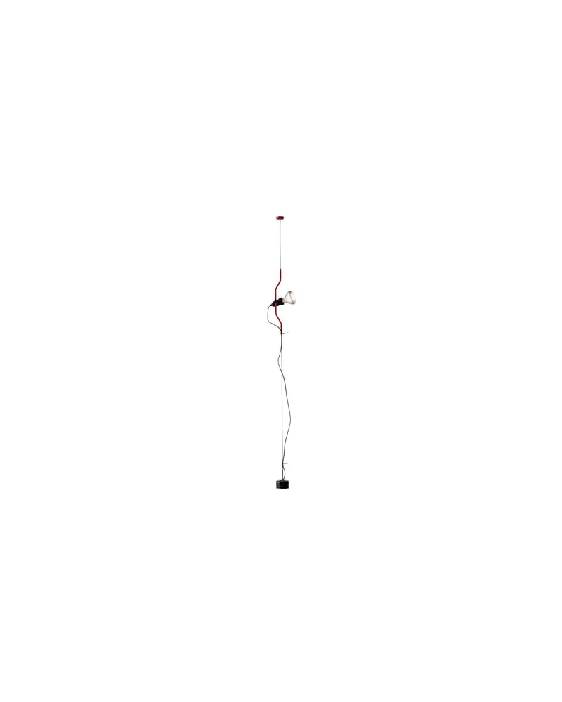 Flos Stehleuchte Luminator - Rot - Elastomer - Designer Pio Manzu 
