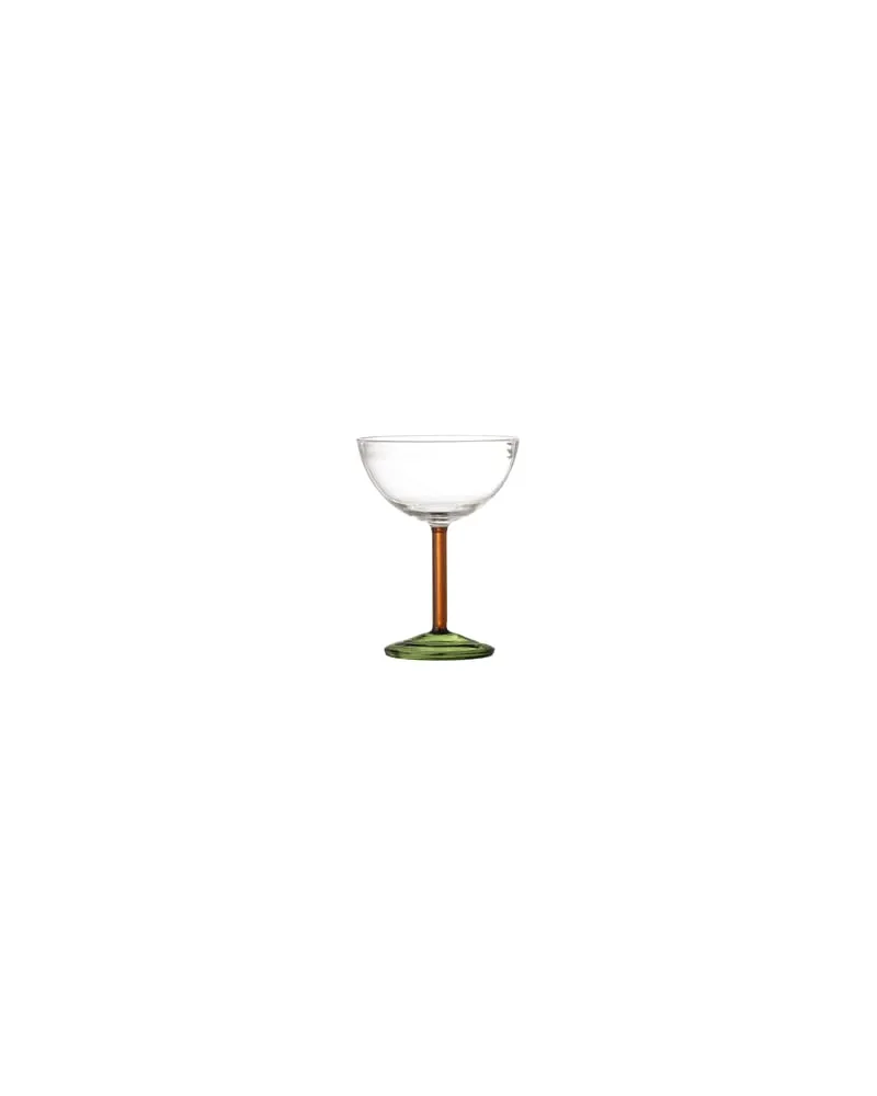 Bloomingville Cocktailgläser Martine - Grün - Glas 