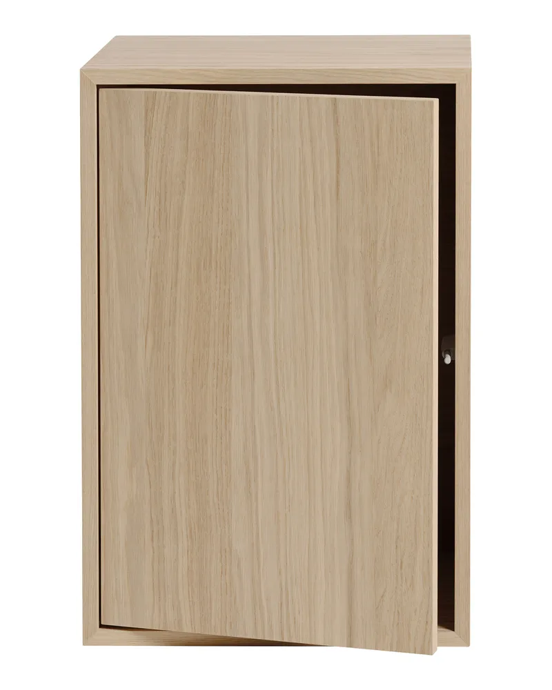 Muuto Regal Stacked - Holz natur - mitteldichte bemalte Holzfaserplatte - Designer Julien De Smedt 