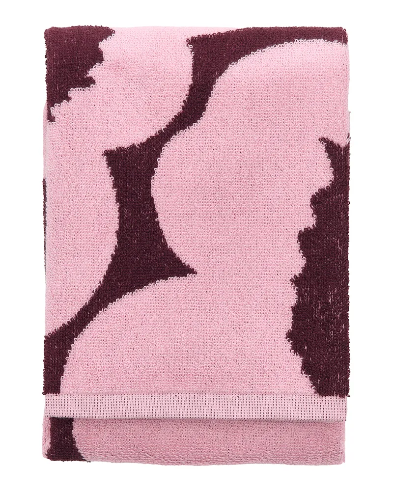 Marimekko Badetuch Unikko - Rot - Bio-Frottee-Baumwolle - Designer Maija Isola 