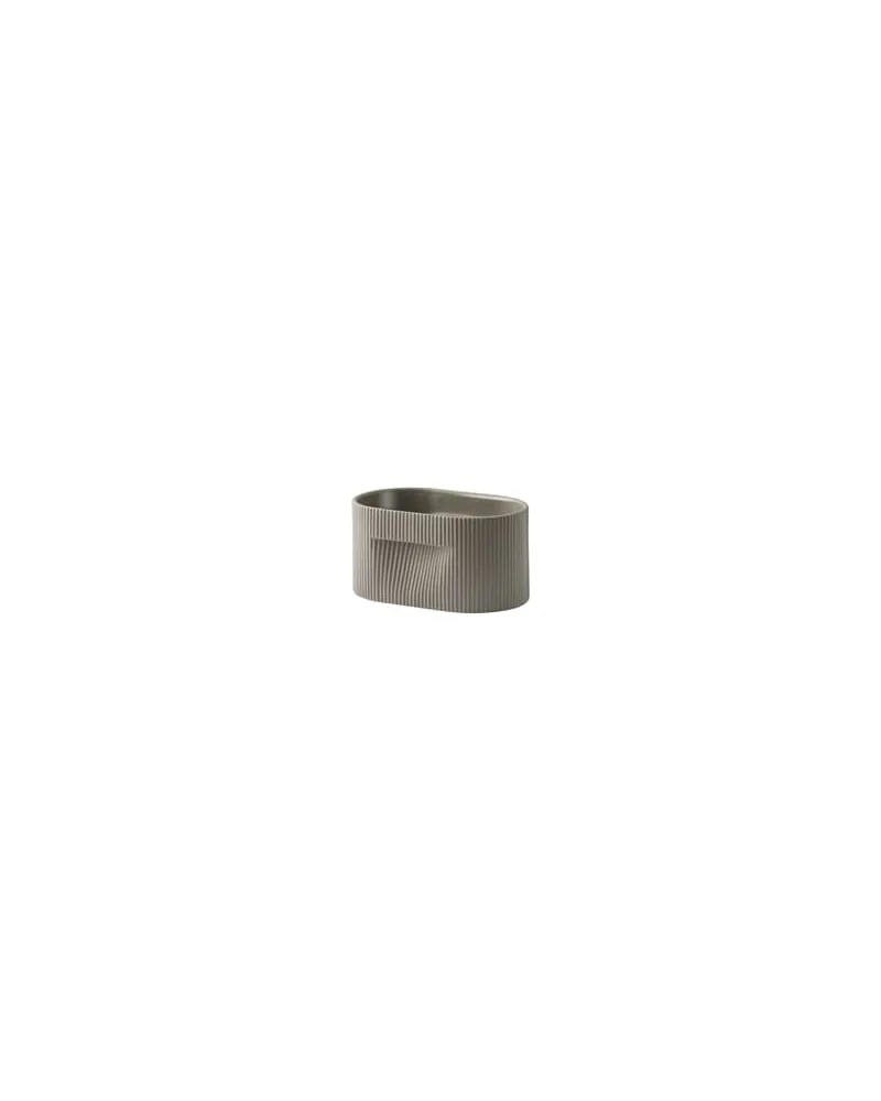 Muuto Blumentopf Ridge - Braun - Terrakotta - Designer Studio Kaksikko 