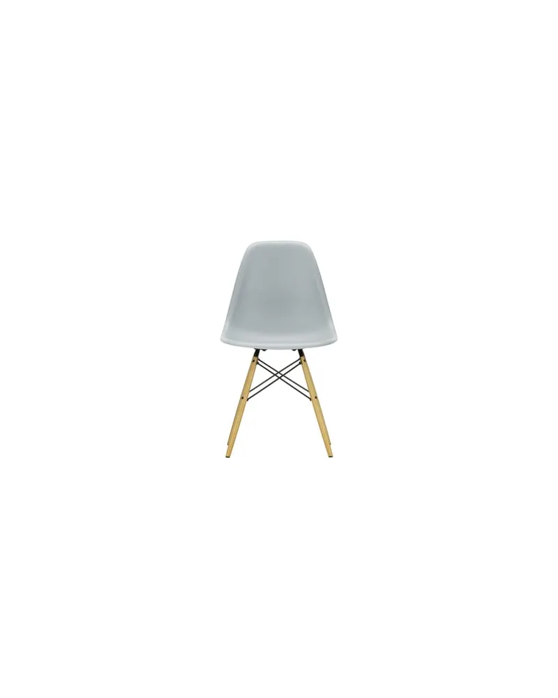 Vitra Stuhl Eames Plastic - Grau - Massivahorn - Designer Charles & Ray Eames 