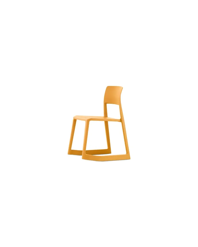 Vitra Stapelbarer Stuhl Tip Ton - Gelb - Recyceltes Polypropylen - Designer Jay Osgerby 