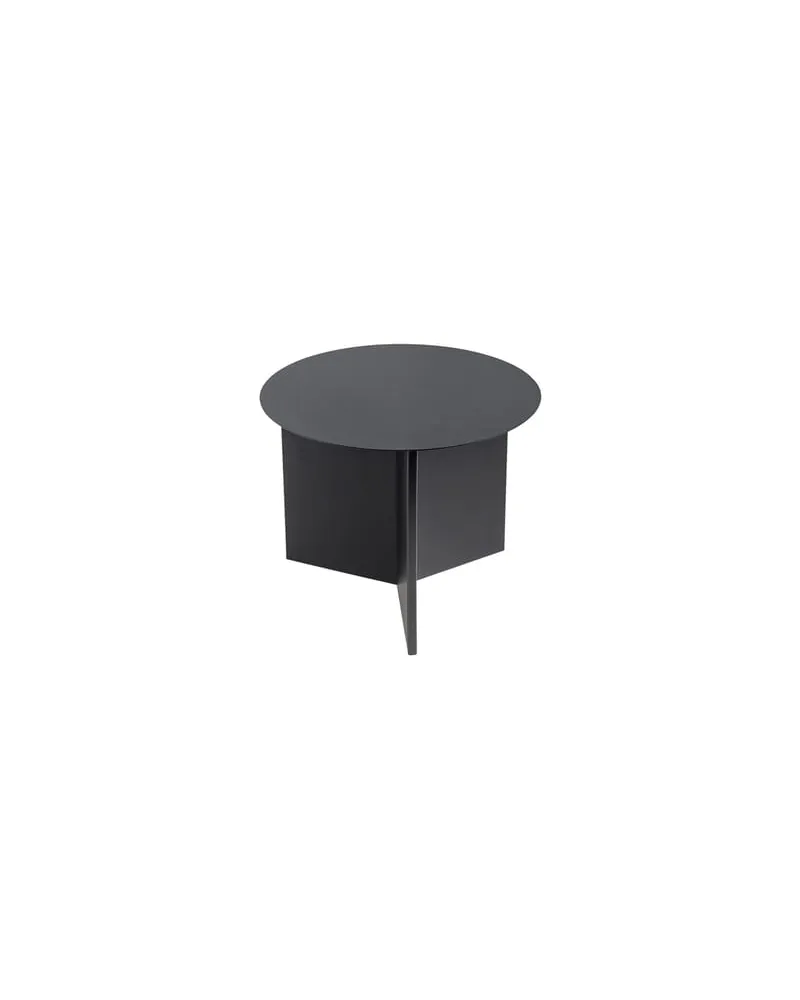 Hay Beistelltisch Slit - Schwarz - Epoxid-lackierter Stahl - Designer Hay Studio 